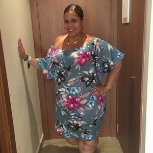 FTF: Floral off the shoulder dress